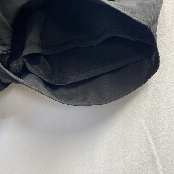 AFITNE Lined Elastic Waist Athletic Running Shorts Women Large Black Zip Pocket - Picture 12 of 14